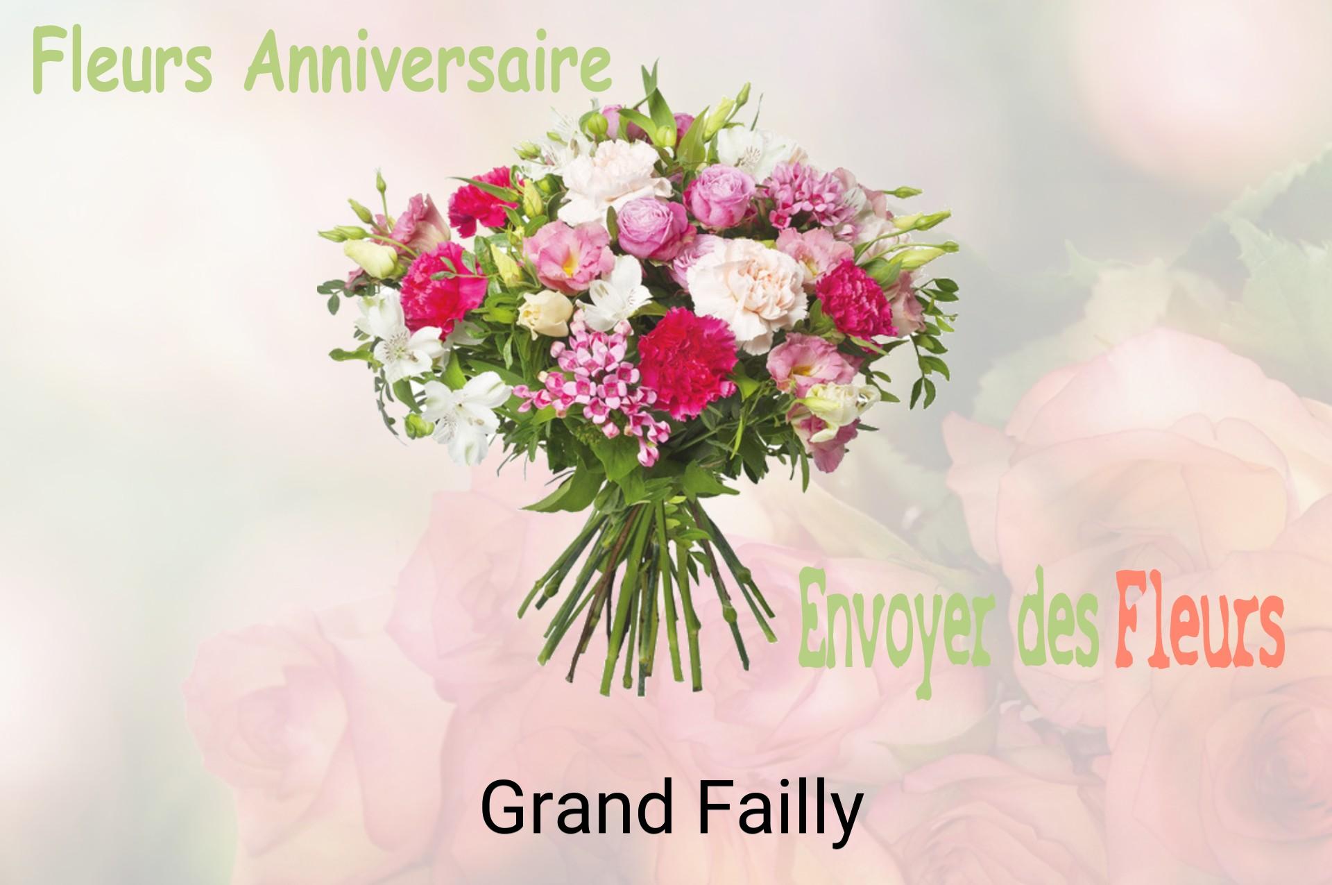 Bouquet de fleurs d’anniversaire livré à Grand-Failly