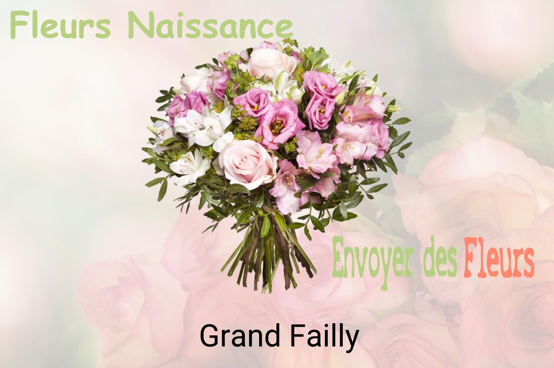 Bouquet de fleurs de naissance livré à Grand-Failly